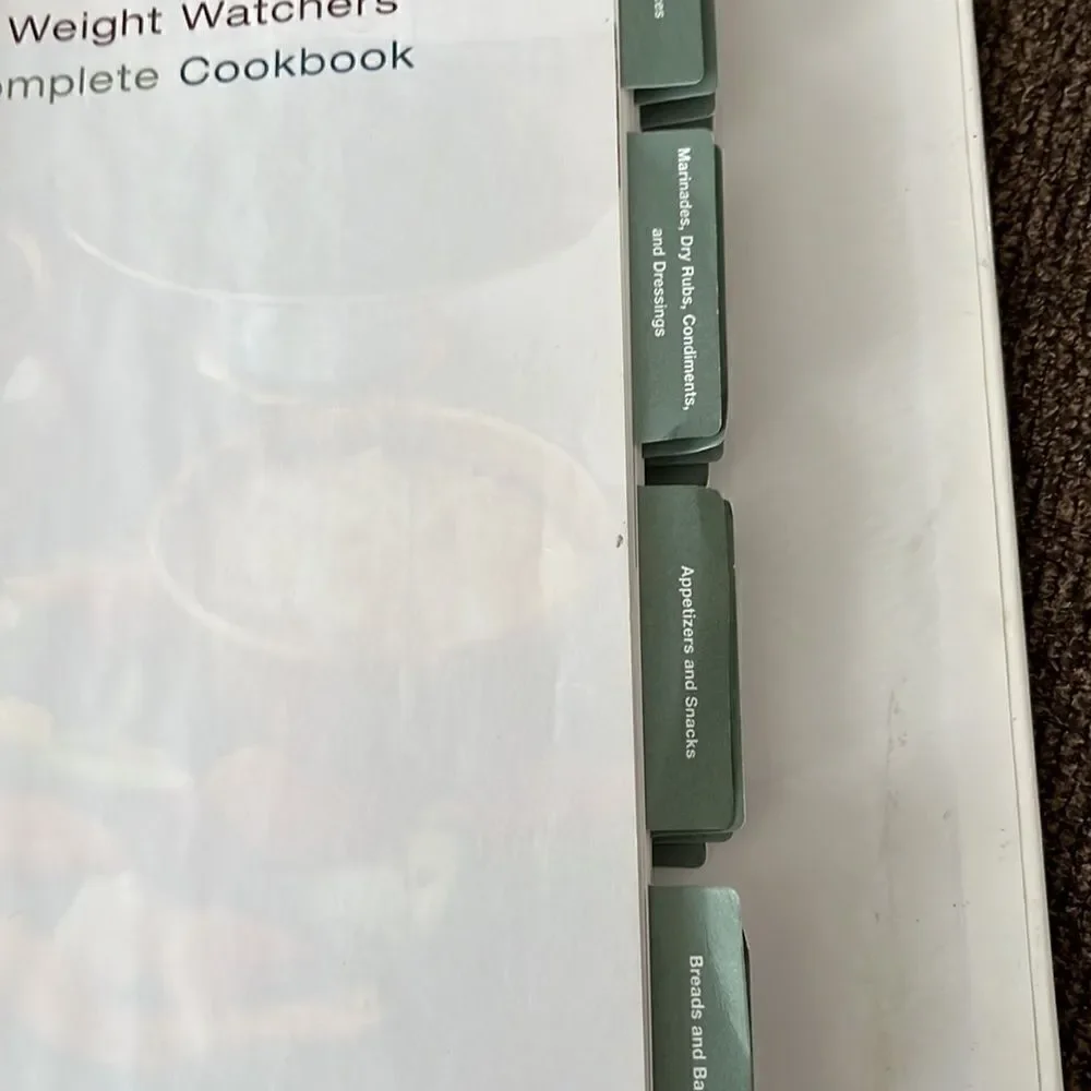 Vintage 2006 Weight Watchers Colorful 452- Page Cookbook w/  Endless Recipe- NEW